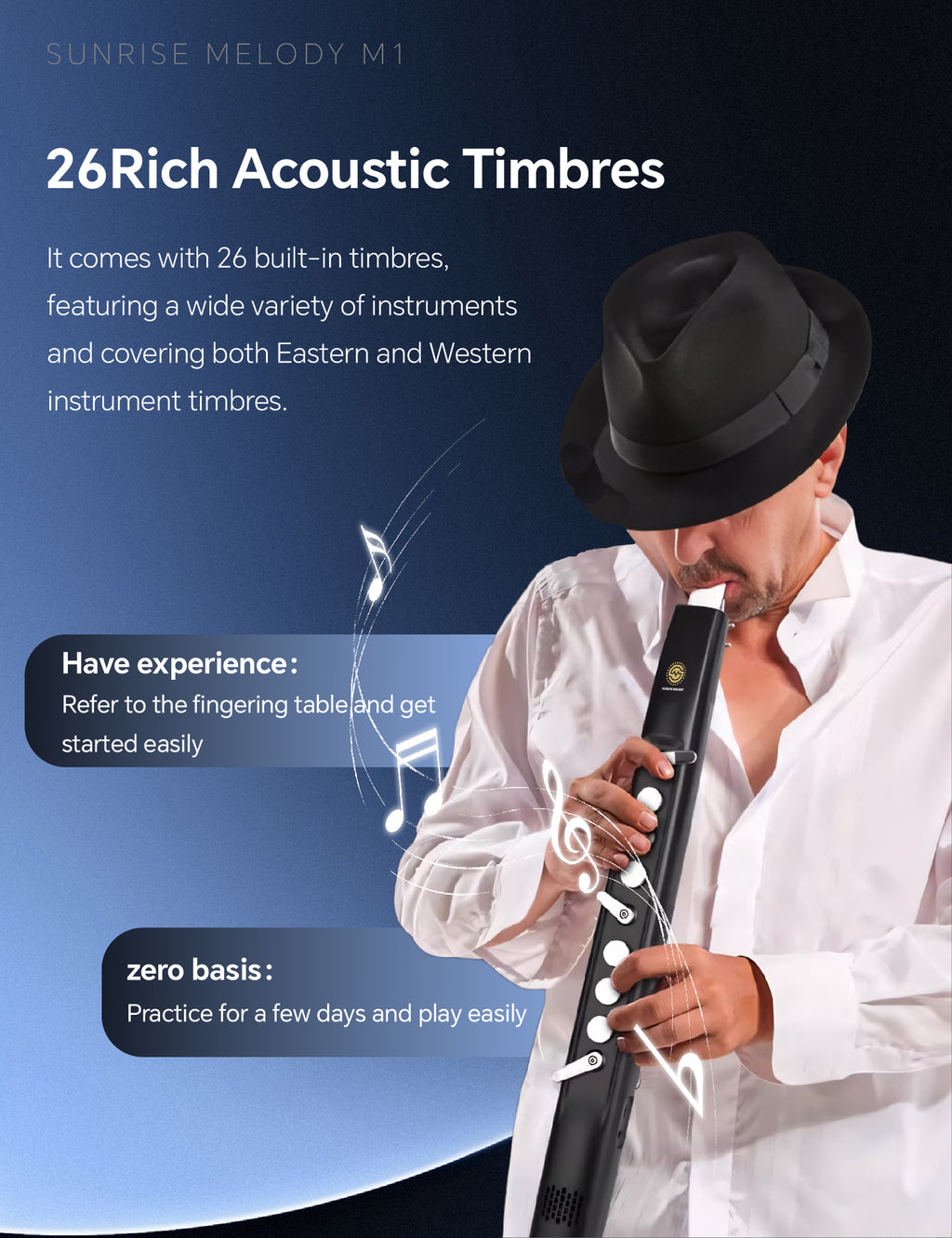 SUNRISE MELODY M1 Beginner Digital Wind Instrument